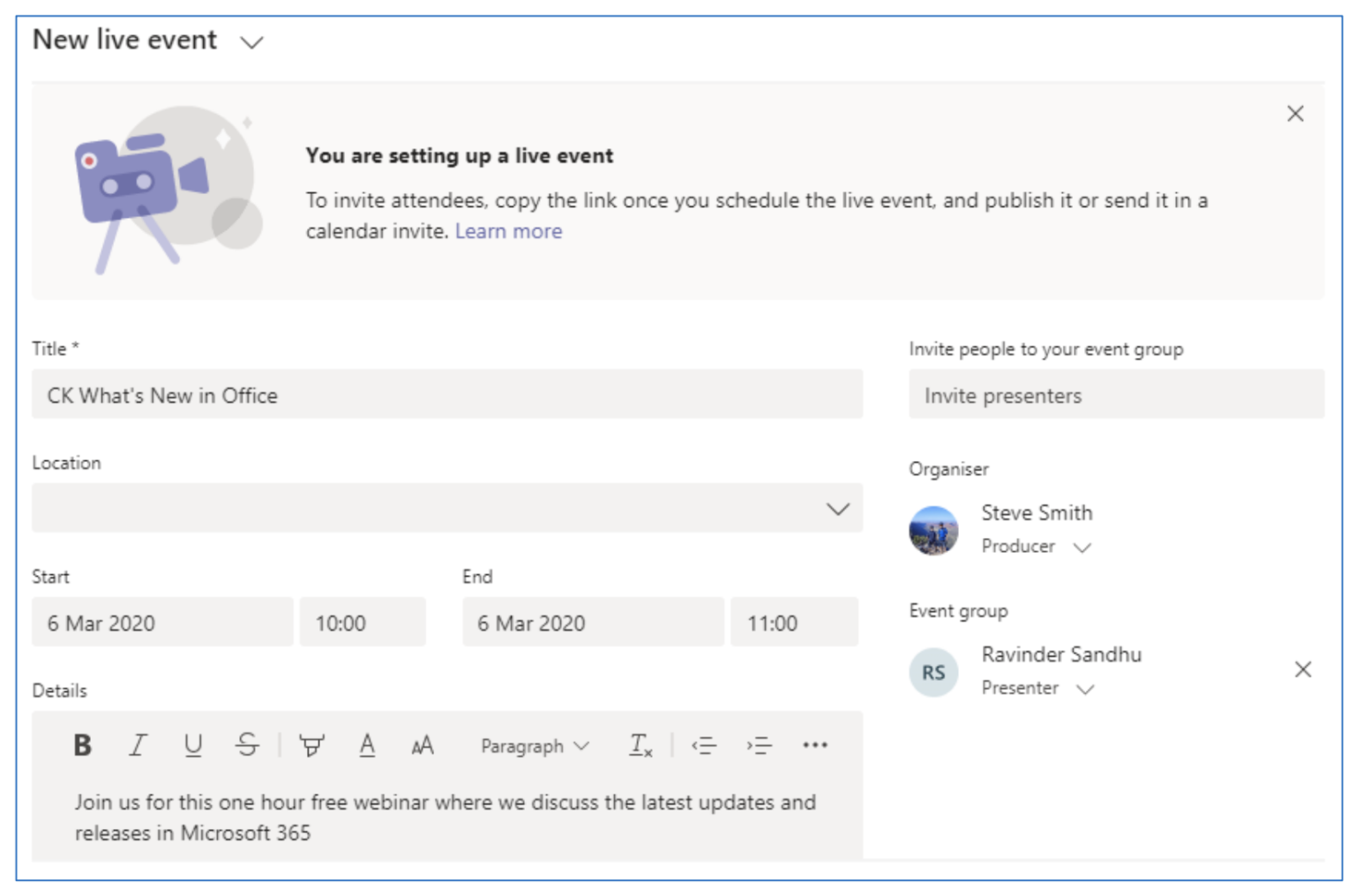 How to Plan Your First Live Event in Microsoft Teams Kollective